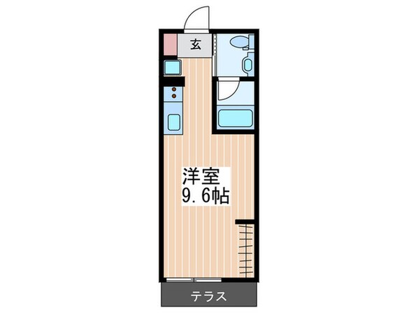 丹那コーポラスⅠの物件間取画像